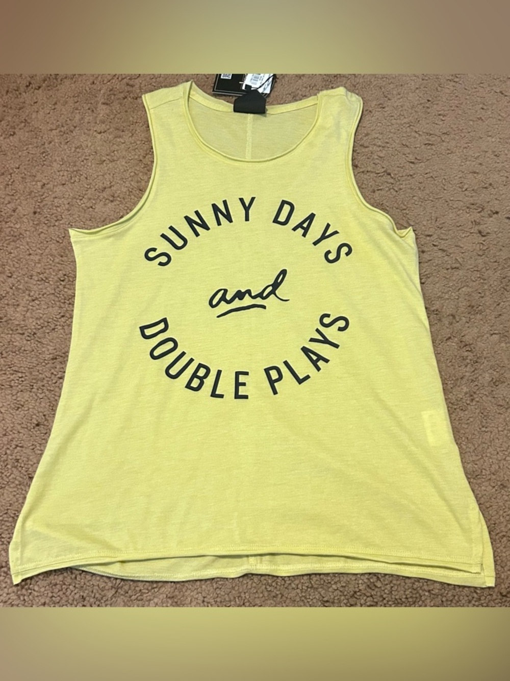 Baseballism Ladies Sunny Days Size Medium Tank Top